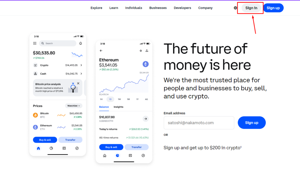 Coinbase Login